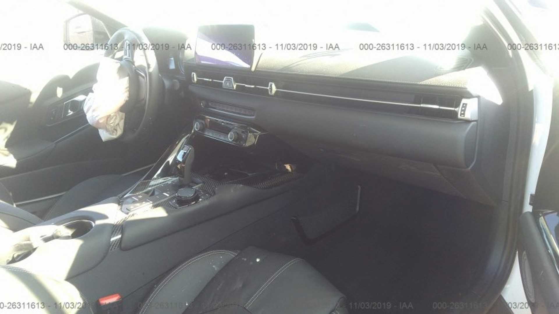 Wrecked Toyota Supra Launch Edition