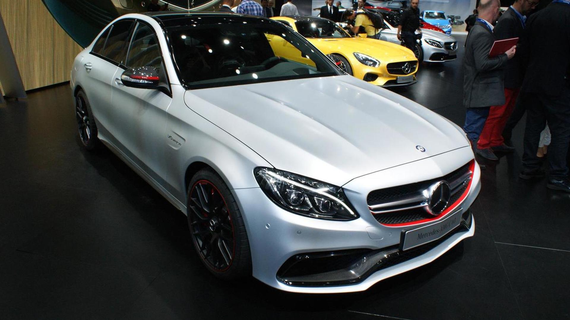 15 Mercedes Benz C63 Amg Flexes Its Muscles In Paris