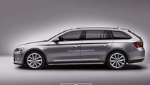 Skoda Superb Scout render