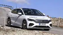 Volkswagen Aero B Elektrikli Sedan Casus Çekimleri Üç Çeyrek Yolcu