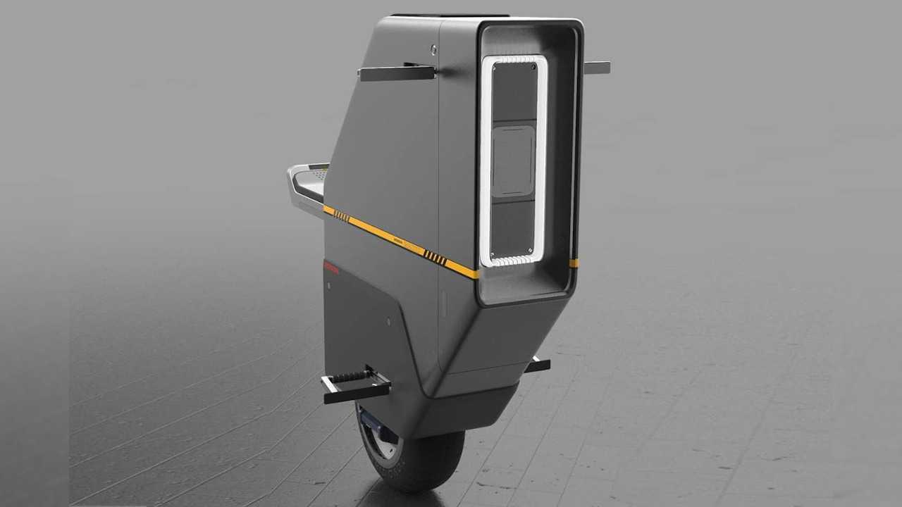 Artist Envisions Futuristic Honda Baiku Electric Scooter Concept