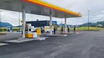 Kempower S-Series fast chargers at Shell station in Norway
