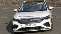 Volkswagen Aero B EV Sedan Front View Spy Photo