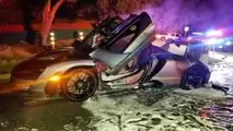 McLaren Senna va a fuoco