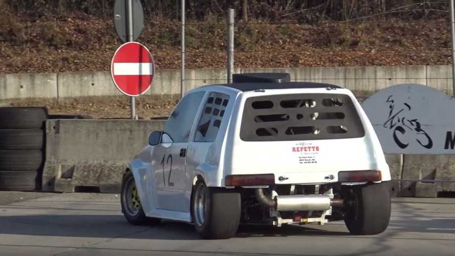 Fiat Cinquecento, come urla col motore Suzuki Hayabusa