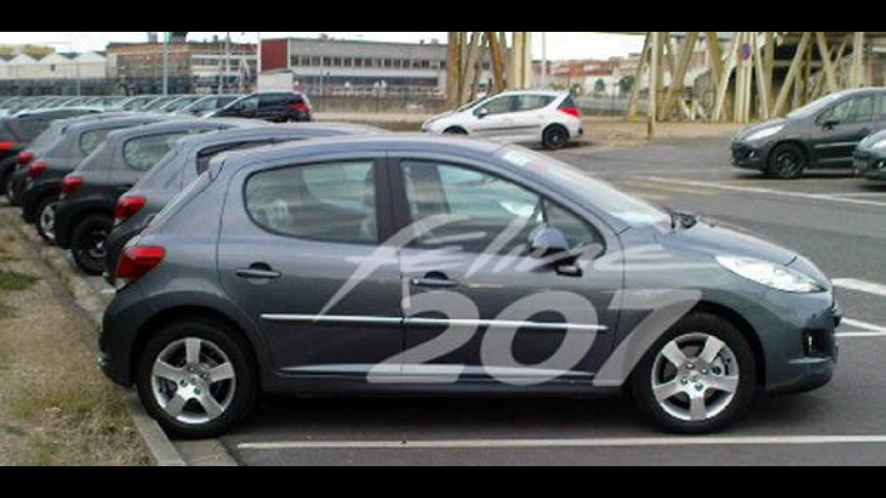 Peugeot 207 Europeu com mudanças visuais é flagrado sem disfarces