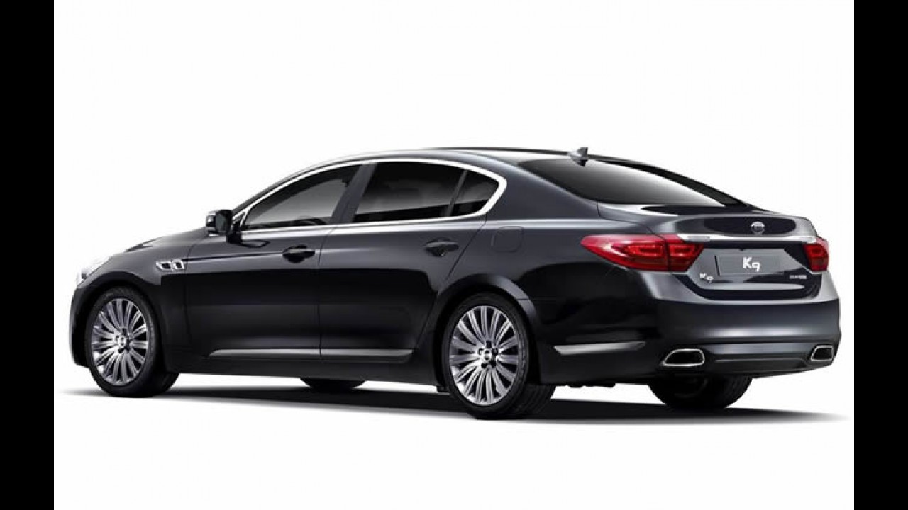 Kia revela oficialmente o novo sedã K9, sucessor do Opirus