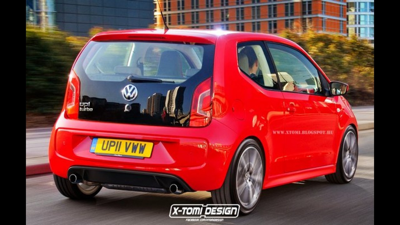 Veja como pode ficar o VW up! turbo que chega neste semestre - projeção