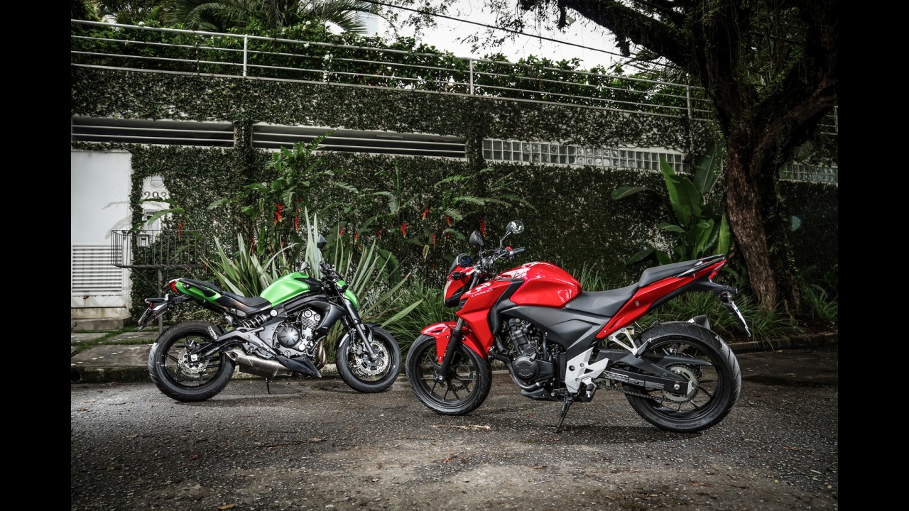 Avaliação: Honda CB 500F e Kawasaki ER-6n travam combate das médio-ligeiras