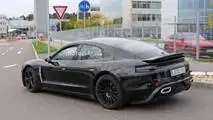 2020 Porsche Mission E spy photo
