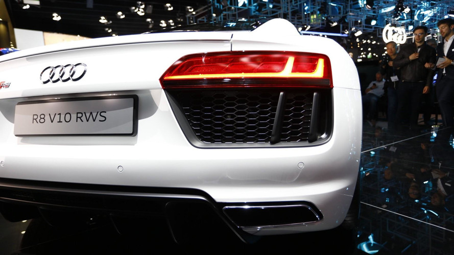 Audi R8 V10 RWS live in Frankfurt