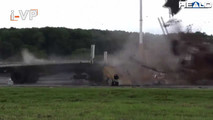 Truck Barrier Crash Test