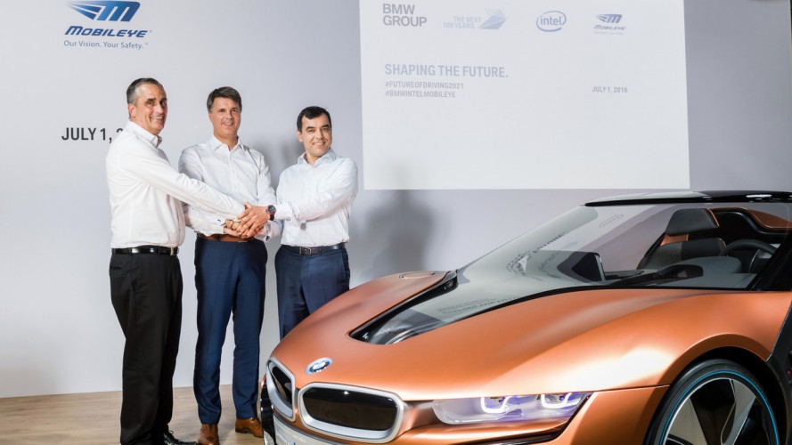 BMW, Intel ve Mobileye 2021'e kadar otonom sürüş yapabilen otomobil geliştirecekler
