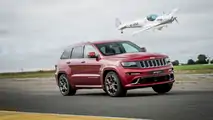 Jeep Grand Cherokee SRT vs Plane