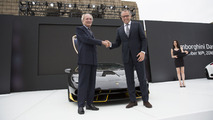 Lamborghini carbon fiber exhibit