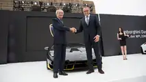 Lamborghini carbon fiber exhibit