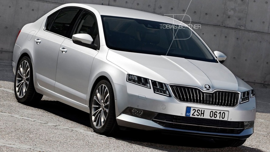 Skoda Octavia facelift render