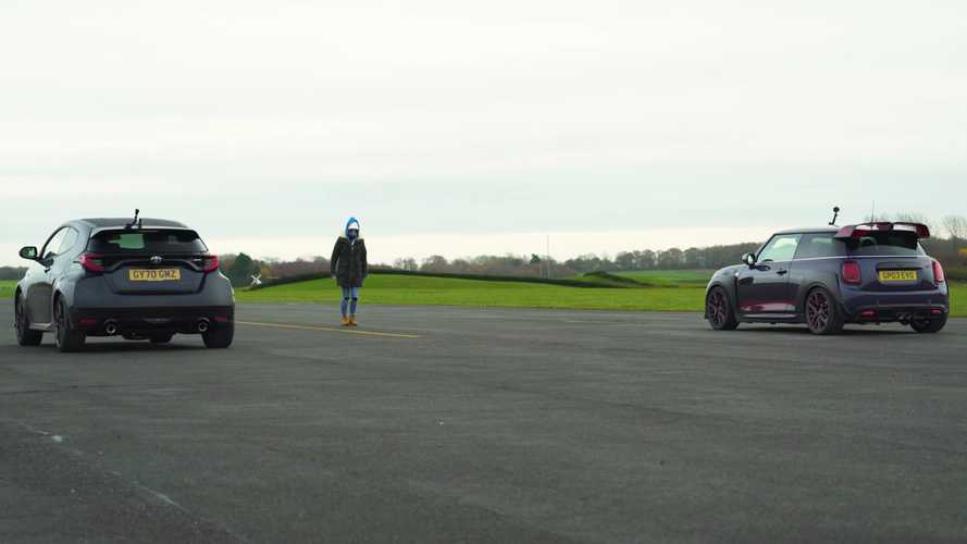 Drag Race Toyota GR Yaris vs Mini JWC GT, Kekuatan Mesin Berbicara