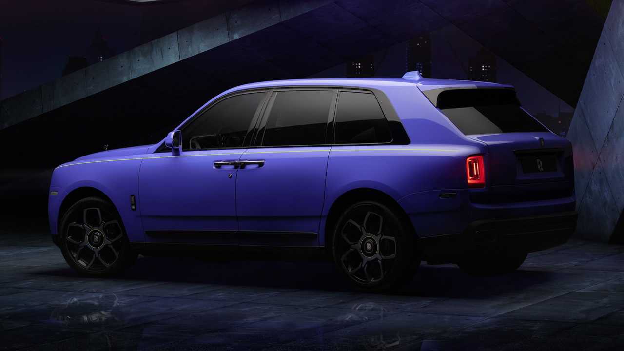 Rolls-Royce - Luci al neon, colore nero