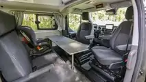 Ford Nugget Plus (2020) im Test: Die vorderen Sitze lassen sich nach hinten drehen