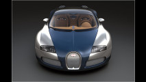 Blauer Bugatti