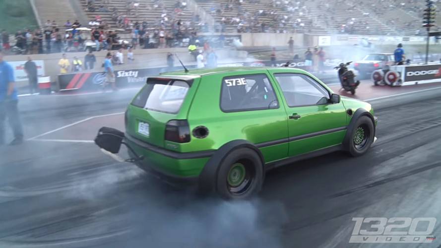 Twin-engine VW GTI VR12