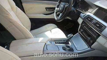 2014 BMW 5-Series facelift interior spy photo