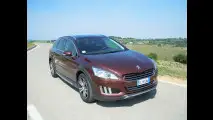 Peugeot 508 RXH, test di consumo reale Roma-Forlì