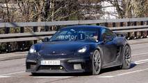 2018 Porsche 718 Cayman GT4 Spy Photo