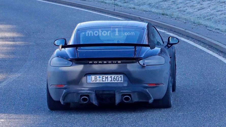 Porsche 718 Cayman GT4 2018 Fotos Espía