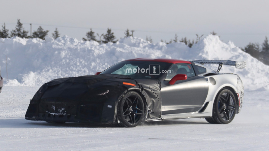 2018 Chevy Corvette ZR1 spy photo