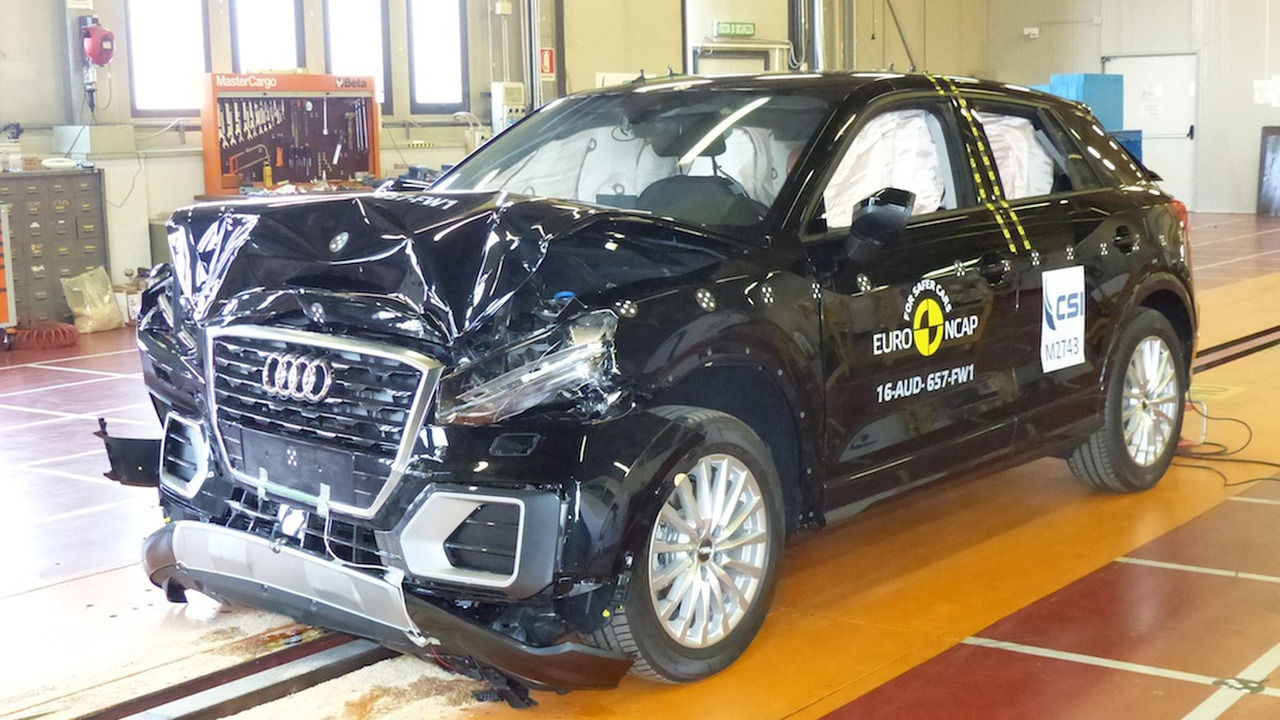 Audi Q2 kaza testinden 5 yıldız aldı