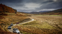 12 Mercedes SUVs traversed U.K. without using public roads