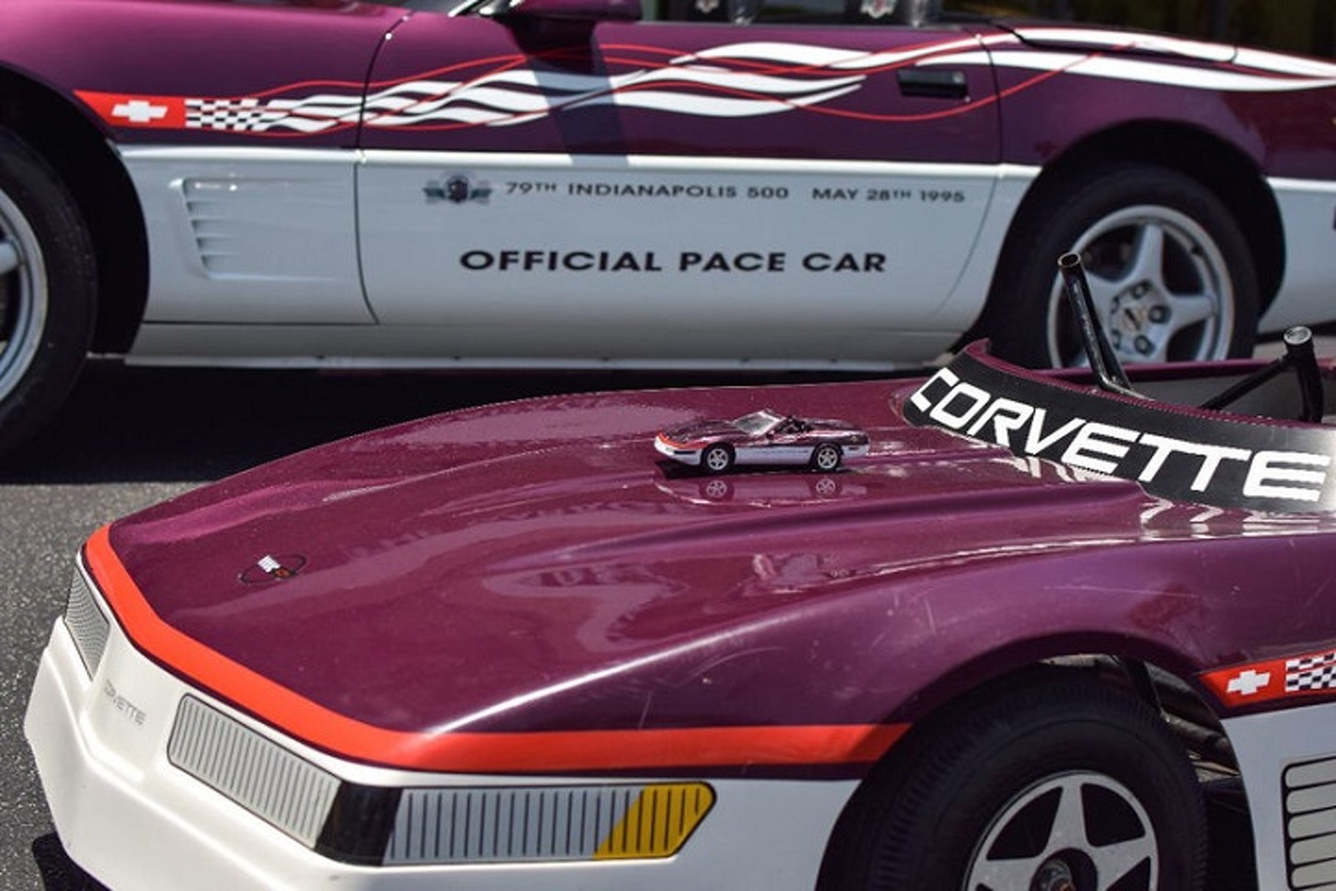 1995 Corvette Pace Car Comes With a Matching Go-Kart, Scale Model