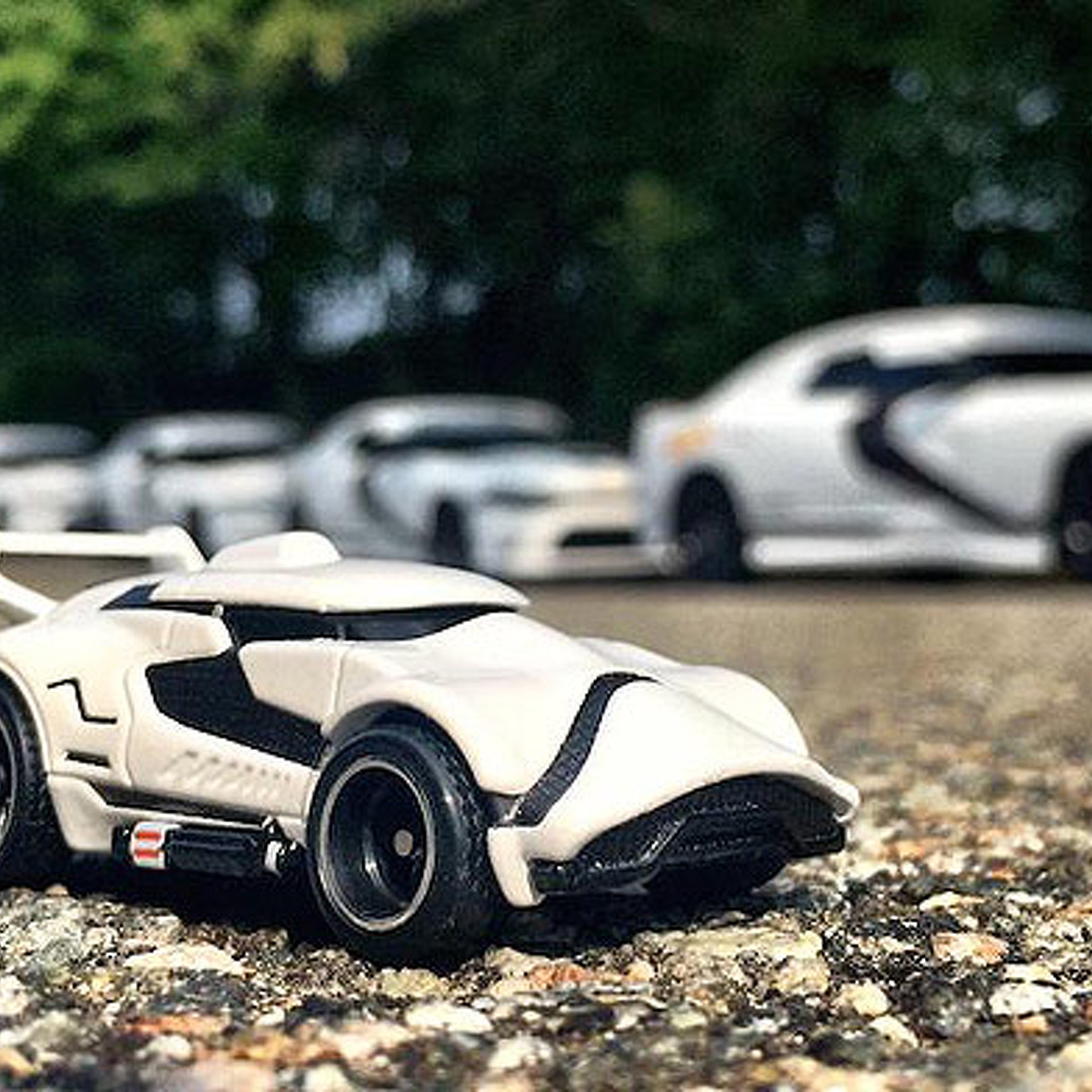 Uber Dressed Up Dodge Chargers like Star Wars Stormtroopers