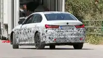 BMW 3 Series Electric Spy Photos Rear 3/4