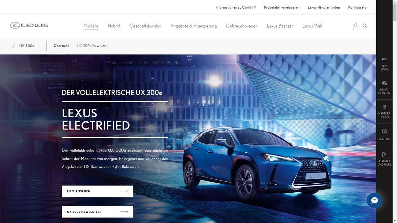 Lexus UX 300e Has High Chances Of Being Sold In Europe