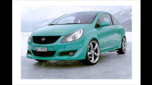 Kleiner Opel mit viel Gas