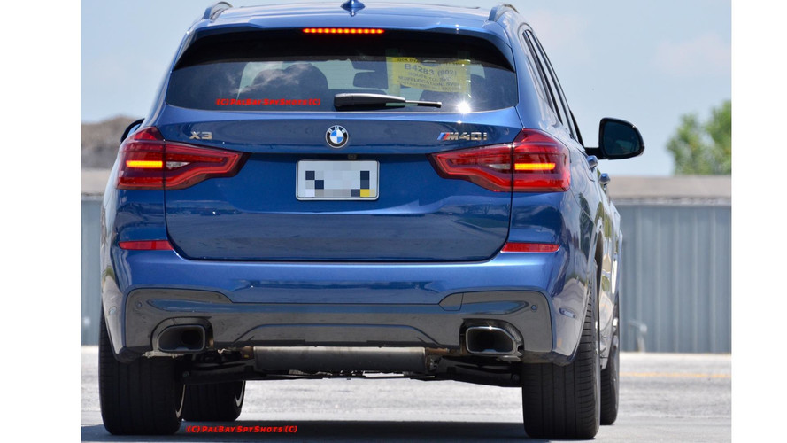 2018 BMW X3 M40i on the road
