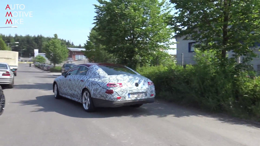 2018 Mercedes CLS screenshot from spy video