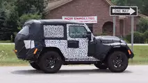 2018 Jeep Wrangler Two-Door Spy Photo