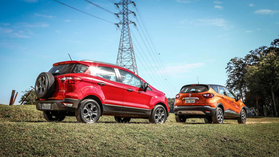 Comparativo Ford EcoSport x Renault Captur
