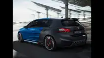 Peugeot 308 R Hybrid, prime immagini 