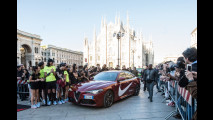 Carl Lewis sulla Alfa Romeo Giulia Quadrifoglio
