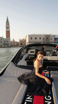 Lancia Powerboat Presented with topmodel Catrinel
