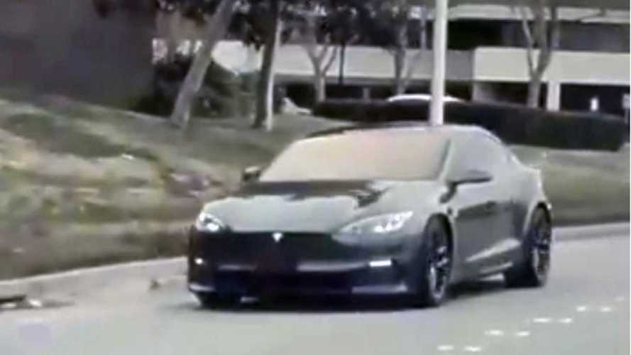Is This The Refreshed Tesla Model S Plaid Spotted Testing In Fremont?