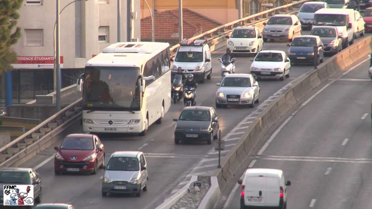 More French Lane-Splitting