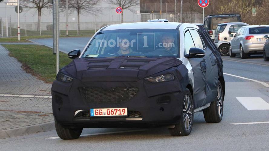 Makyajlı Hyundai Tuscon casus fotoğraf