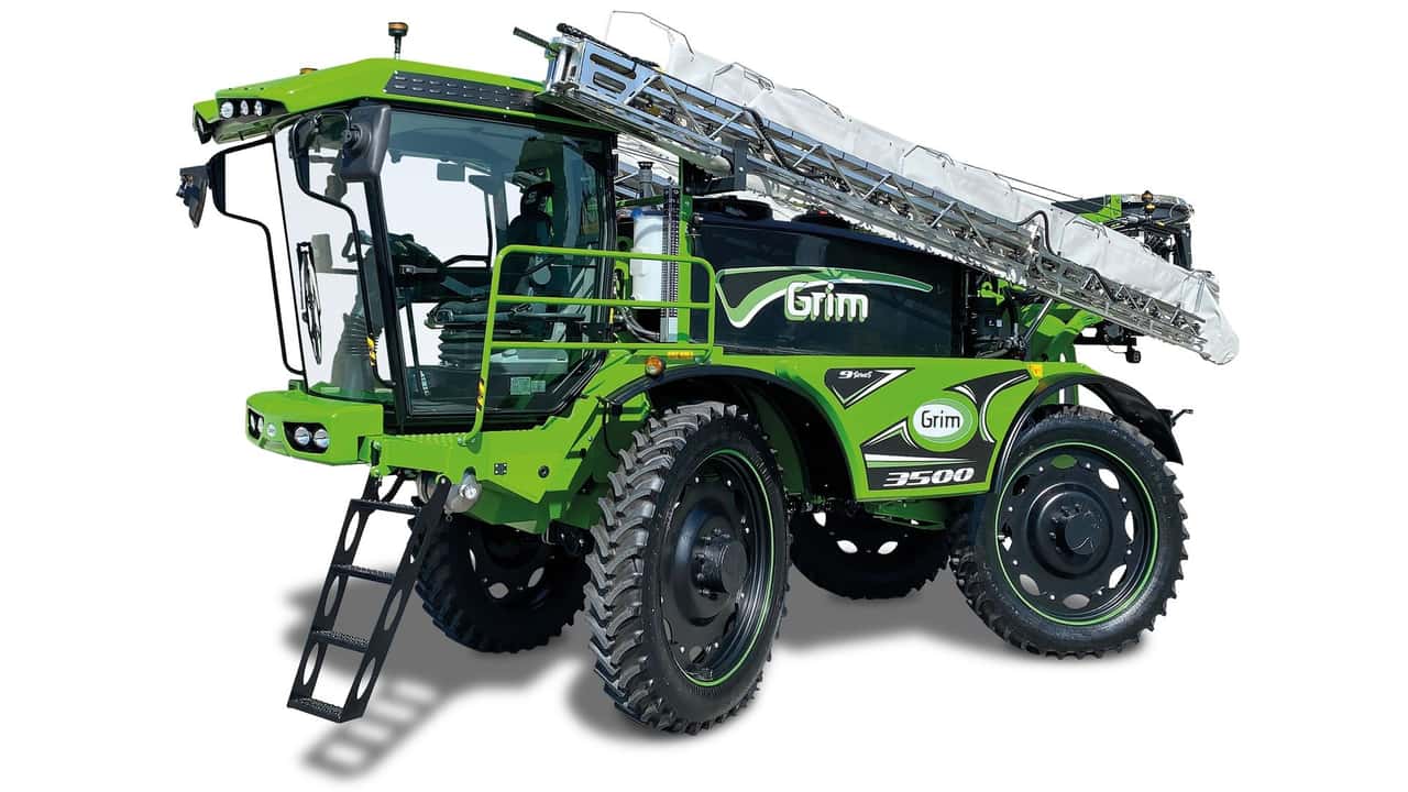 Grimm 9M a Agrilevante: irroratrice semovente per trattamenti pomodoro