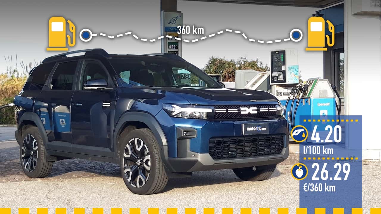 Dacia Bigster full hybrid (2025), la prova dei consumi reali